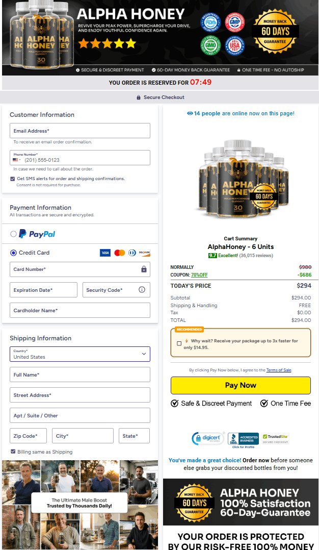 Alpha Honey buy-purchase