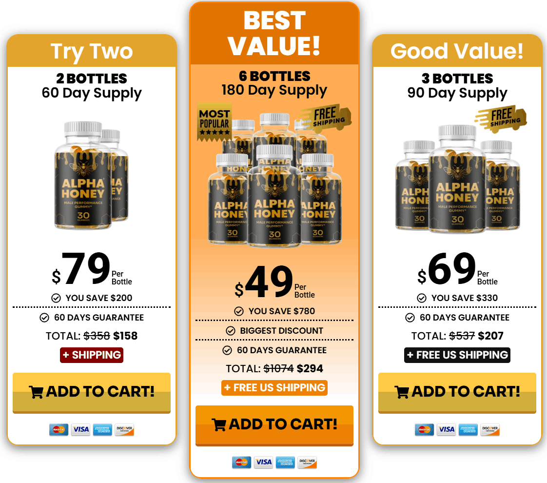 Alpha Honey gummies price-discount
